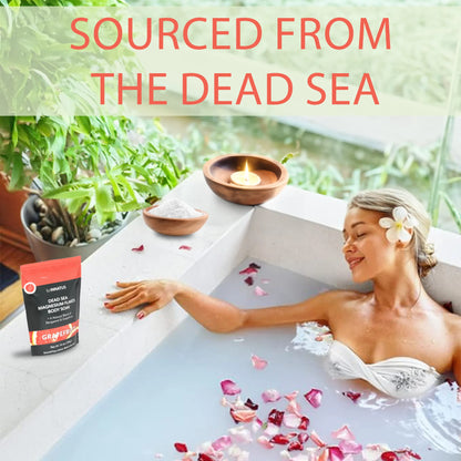 Pure Dead Sea Magnesium Flakes Restful Grapefruit Soak